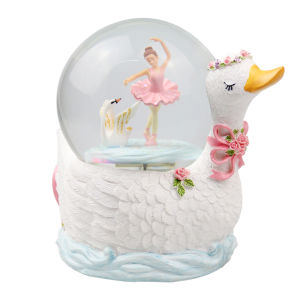 Creative Ballerina Snowflake Water Ball Spinning Crystal Ball Music Box - Swan Lake Ballerina Music Box love for you