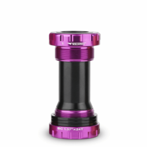 BLACKON Threaded Bike Bottom Bracket Durable Aluminum Alloy BB52 Bottom Bracket 24mm Bottom Bracket BB52/24mm Bicycle Bottom Bracket MTB