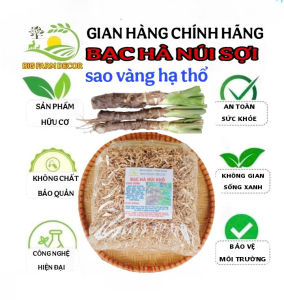 1kg bạc hà núi sấy khô sao vàng hạ thổ dạng sợi