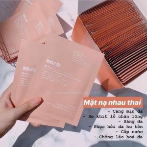 Hộp 50 Miếng Mặt Nạ Nhau Thai Cuống Rốn Dưỡng Ẩm Trắng Da Giá Rẻ