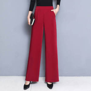 Special OfferPlus Size 6XL Pants for Women Summer Wide-leg Pants Women Loose Thin Trousers High Waist Pants317