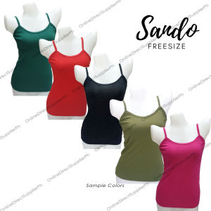 ODS Freesize Sando for Women Fits S To L Spaghetti Strap Tank Tops Stretchable 1pc