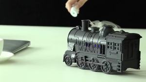 Train Model Remote Control Air HumidifierUltrasonic Aromatherapy Diffusers Mist Maker Fragrance Essential Oil Aroma Difusor