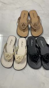 [Free Shipping] Camellia Slippers For Women Summer Outdoor Beach Flip-Flops Gentle And Stylish Versatile Non-Slip Clip-Toe Sandals