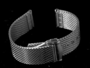 IBENIFIT Mesh Strap 316L Stainless Steel Watch Strap 18/20/22MM Universal Loop Watch band Bracelet Metal Fast Release Strap NEW2026