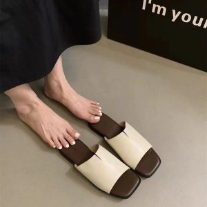 Women Slippers Simple and Fashionable Korean Edition Fairy Style Beach Anti slip Soft Sole Sandals