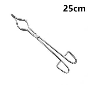25/30cm Stainless Steel Crucible Tongs Holding Clamp Plier Holder Gold Silver Melting Tools