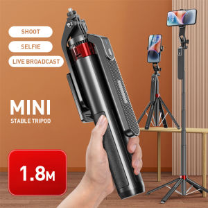 ASPOR Tripod Bluetooth Selfie Stick Gimbal Stabilizer Camera 180cm Tripod with Remote Control