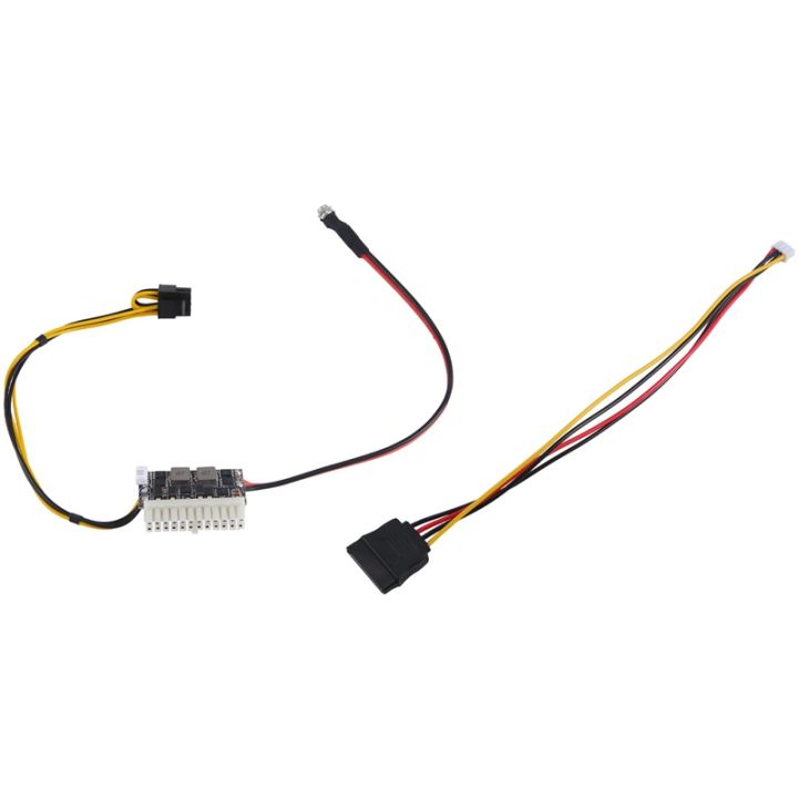 Pico Psu 300W 16×8×4 PC Psu DC 12V Input 300W Computer Power Supply Module With 24Pin Connect Aux Cable Pico Psu 300W 16×8×4 PC Psu DC 12V Input 300W Computer Power Supply Module With 24Pin Connect Aux Cable