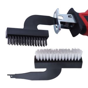 LITUILI Đầu cọ Máy cạo lưỡi cưa Saber Cạo Bàn chải làm sạch dây điện Sơn/gỉ Loại bỏ Cưa xoay chiều