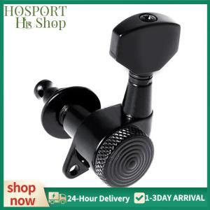 【HPS】 6Pcs Guitar Locking Tuners Reusable Sealed Machine Heads Tuners String Right Tuning Pegs for Acoustic Or Electric Guitar