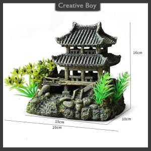[Creative] Mô phỏng trang trí bể cá trang trí nhựa trang trí bể cá cảnh quan mô hình nhà Bể cá trang trí bể cá
