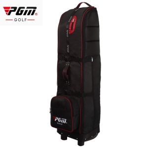 PGM Men Women Golf Extra Thick Durable Waterproof Golf Travel Bag with Lock and Wheels HKB009