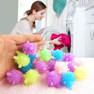 Bóng giặt hút lông mèo banh giặt chống nhăn hút xơ vải - Bống Giặt Đồ Bằng Xốp Bọt Biển Loại Bỏ Xơ Vải Tóc / Bóng Vải Tái Sử Dụng Được - óng Xốp Giặt Quần Áo Thông Minh