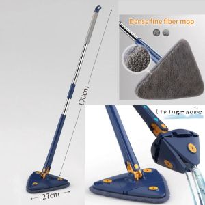 Self Wash Triangle Mop Spin Mop Floor Mop For Cleaning Walls and Ceilings 【COD】