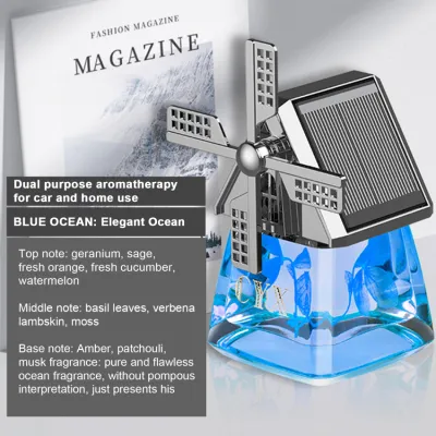 Solar Energy Car Solid Aromatherapy Deodorization Windmill Rotation Durable Air Aromatherapy Diffuser