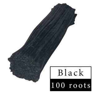 【100PCS】Fuzzy Wire Twisted Stick Craft Flower Childrens DIY Handmade Crafts Toy Twisted Stick