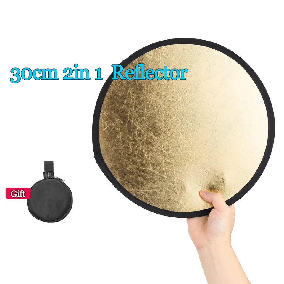 Selens 30cm 12in Gold Silver 2in1 Light Collapsible Portable Photo Reflector Fotografia Photography Accessories - 44