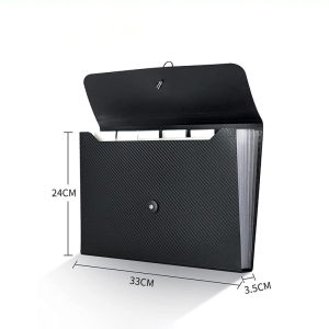 Expanding File Folder 13 Pockets Accordian File Organizer A4 Letter Size Paper Document Receipt Organizer Accordion Filing Folder for Classroom Home Office and Travel