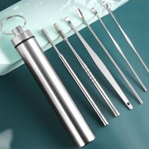 ALAT PEMBERSIH KOTORAN TELINGA KOREK KUPING STAINLESS EAR CLEANER KOTORAN ANTI KARAT WAX BESI