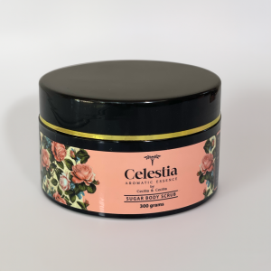 Celestia Aroma - Sugar Body Scrub - Beauty & Personal Care - Natural & Organic - Skin Smoothing & Softening - Size 300g