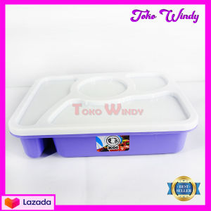 Lunch Box / Kotak Bekal / Bento Box / Kotak Bekal / Tempat Bekal 4sekat / Sovenir