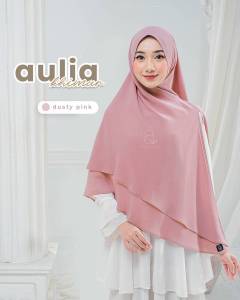 Azmeela Aulia Khimar Syari Instant Soft Padnya antem & tegak di dahi