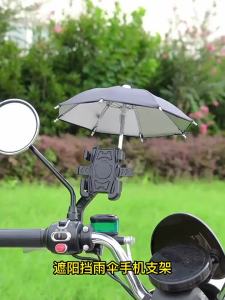 Giá Đỡ ĐIệN ThoạI GắN Xe MáY HT507 Có ô Dù Che MưA Che NắNg ChốNg CướP CựC ChắC ChắN