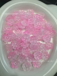 DIY hình hoa 5 cánh bằng acrylic nhiều màu 13mm phụ kiện trang sức thủ công tự làm