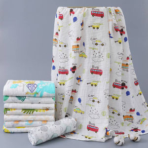 C008 ผ้าห่มมัสลิน ขนาด 120*120 CM.