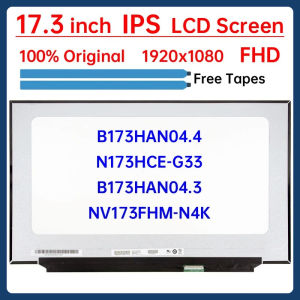 17.3" LCD Screen B173HAN04.3 NV173FHM-N4K B173HAN04.4 N173HCE-G33 For Lenovo Legion 5-17ACH6 5-17ITH6 Display Matrix Panel FHD