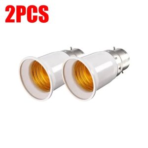 10Pcs B22 to E27 Light Bulb Adapter Led Lamps Bulb Base Converter Holder Light Socket Adapter Lamp Holder Adapter Bulbs Accessories