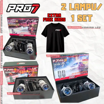 PRO7 LAMPU MINI PROJECTOR BILED LED H4 P7H4R P.7H4-R P7H4S P.7H4-S P7H4-S P7H4D P.7H4-D P7H4-D P.7H4D H4 50 60W Lensa