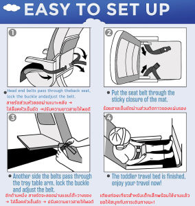 เปลเดกบนเครื่องบิน - ที่พักเท้า แผ่นรองฝ่าเท้าเด็ก รูปหน้าสวยและสุขภาพดี