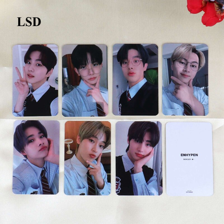 7Pcs/Set Kpop ENHYPEN Photocards New Photo Album BORDER HAKANAI High ...