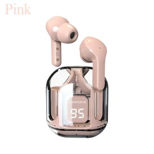 2024 New Air31 Transparent Wireless Bluetooth earphones Tws with microphone and battery indicator Gaming Headsets compatible For Xiaomi Huawei iPhone
