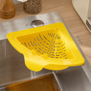 Magnetic Kitchen Drain Filter Basket for Food Waste/Quick Drain Space Saving Odorless/Sink Organizer Drain Rack
