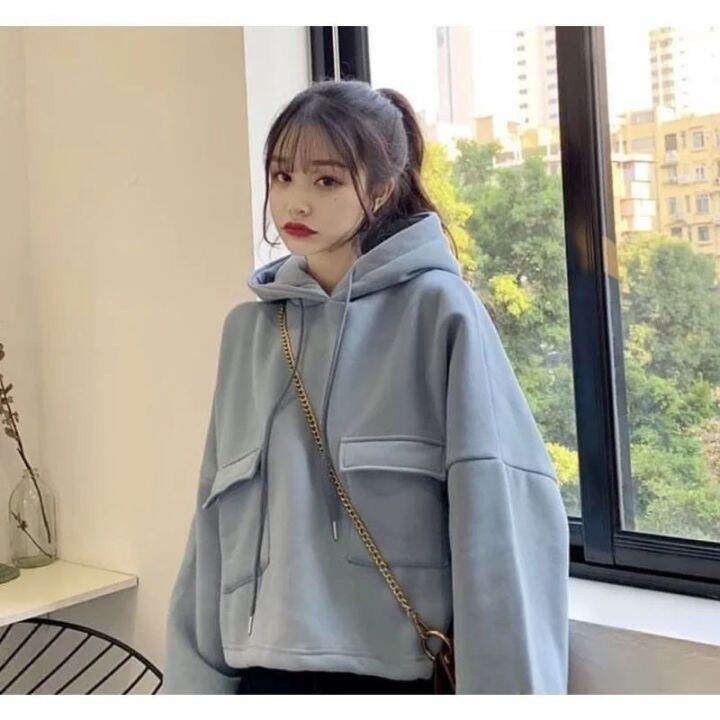 Hoodie wanita sale korea style