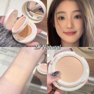New Gege bear Double powder and Air cushion nudity 2in1 with mirror super my go