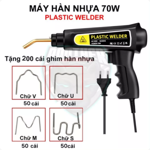 70W 220V Máy sửa chữa cản tự động 70W Máy đầu nối súng hàn nhựa nóng chảy đinh sửa chữa dây công cụ thiết bị máy hàn nhựa
