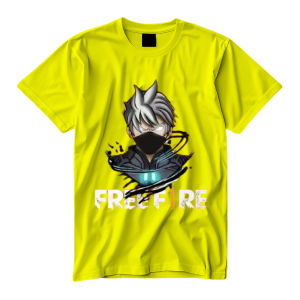 Kaos Anak Laki 1-11 Tahun Gambar Sablon FF Keren Katun Tebal Premium-Baju Anak Fashion