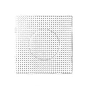 Large Square Round Fuse Beads Boards 2.6mm Clear Plastic Pegboard Template For Hama Beads