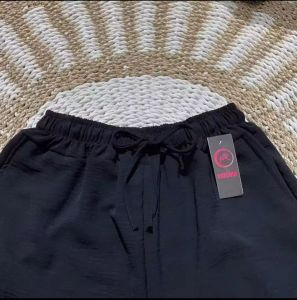 CELANA KULOT PANJANG WANITA CRINKLE AIRFLOW PREMIUM SIZE M L XL SIMPLE POLOS ELEGANT MEWAH MODEL TALI SERUT