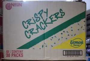 Nissin Crispy Crackers Made in indonesia (Harga Borong Untuk Karton Pack isi 10-30bks).