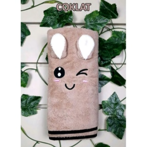 Handuk Bayi motif Boneka 50X100cm bisa dipakai dewasa atau anak anak PREMIUM BLANKET BABY TOWEL