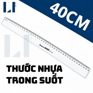 Thước nhựa trong suốt 1520304050cm LIM ART