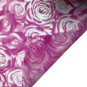 Flower Wrapping Bouquet Paper Motif Mawar Brokat Kertas Buket Bunga Wisuda Anniversary Romantis Mawar Cellophane KB051