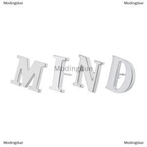 [COD] Modingdue High Quality Classic Style Silver Letter A-Z Metal Brooch Women Mens Lapel Pin Womens Hat Scarf Backpack Badge Jewellery