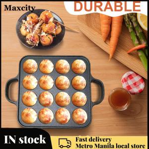 16 Holes Cast Iron Takoyaki Pan Non-Stick Octopus Ball Pancake Maker Octopus Meatball Pan Kitchen Cookware Kitchenware