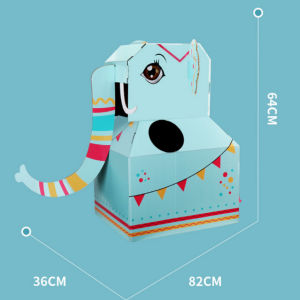 MALOTOYS - DIY Cardboard Costume Kostum Karton Animal Paper Costumes Jerapah Pesawat Helikopter Dino Giraffe Elephant Plane Mainan Diy Kertas Aktivitas Prakarya Anak Kostum Peran Kardus Dino Malo Toys